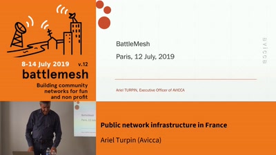 Public network infrastructure in France